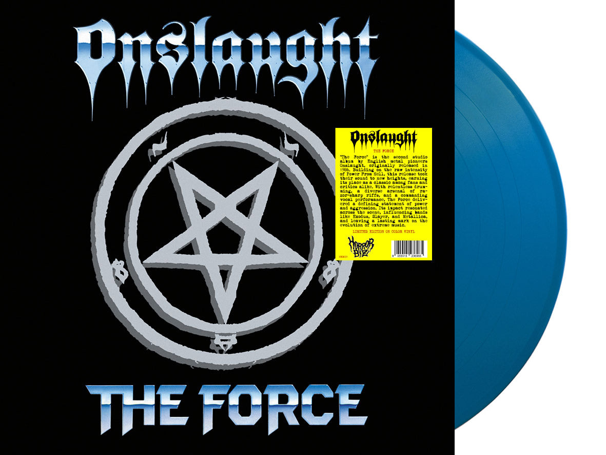 ONSLAUGHT (オンスロート)  - The Force (Italy 限定正規再発「ブルーヴァイナル」LP/ New) '86年セカンドアルバム！
