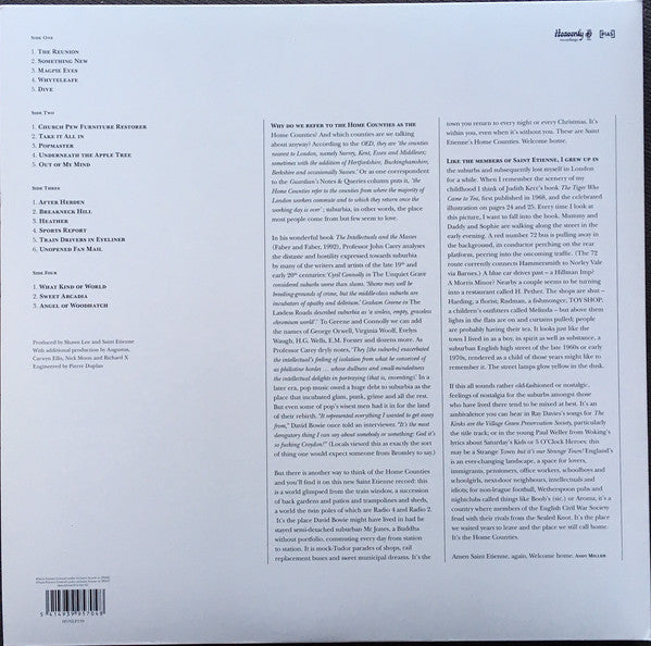 ST. ETIENNE (セイント・エティエンヌ)  - Home Counties (EU 限定リリース 2xLP/NEW) '17年9thアルバム