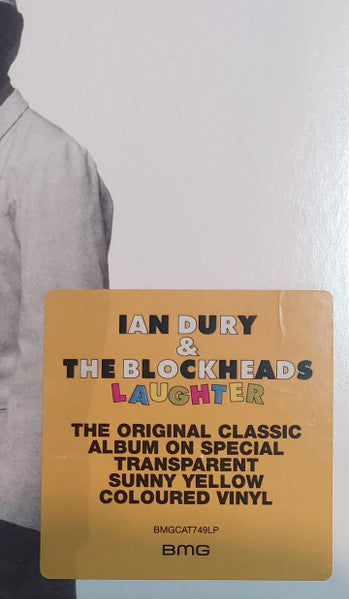 IAN DURY ＆ THE BLOCKHEADS (イアン・デューリー＆ザ・ブロックヘッズ)  - Laughter (UK 限定再発「クリア・イエローVINYL」LP/New)'80年名作サード・アルバム
