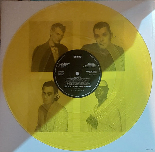 IAN DURY ＆ THE BLOCKHEADS (イアン・デューリー＆ザ・ブロックヘッズ)  - Laughter (UK 限定再発「クリア・イエローVINYL」LP/New)'80年名作サード・アルバム