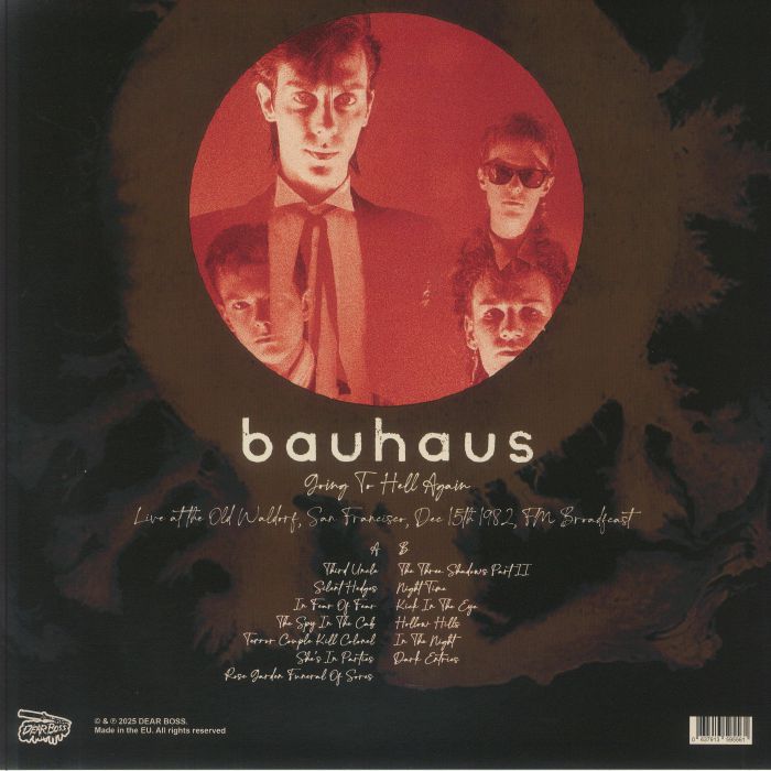 BAUHAUS (バウハウス)  - Going To Hell Again (EU 300枚限定「カラーヴァイナル」 LP/NEW) 82年S.F.ライブ