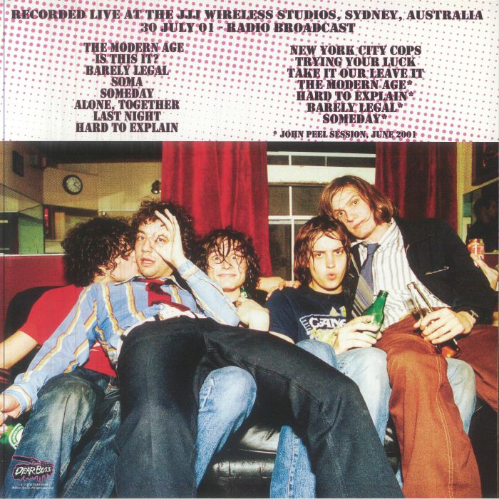 STROKES, THE (ザ・ストロークス)  - Barely Legal (EU 限定500枚「ピンク盤」 LP/NEW) '01年オーストラリア録音ライブアルバム