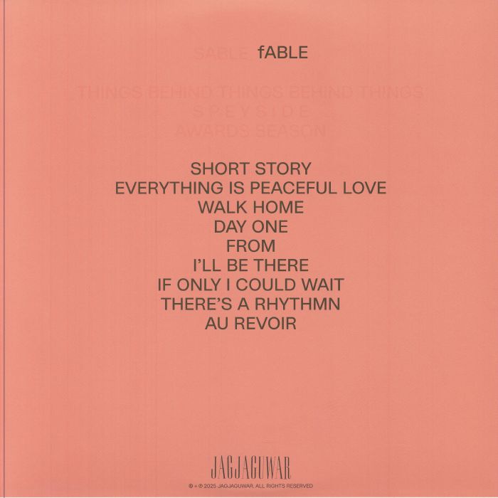 BON IVER (ボン・イヴェール)  - SABLE, fABLE (Worldwide 限定リリース 2xLP-見開きジャケ/NEW) '25年5thアルバム