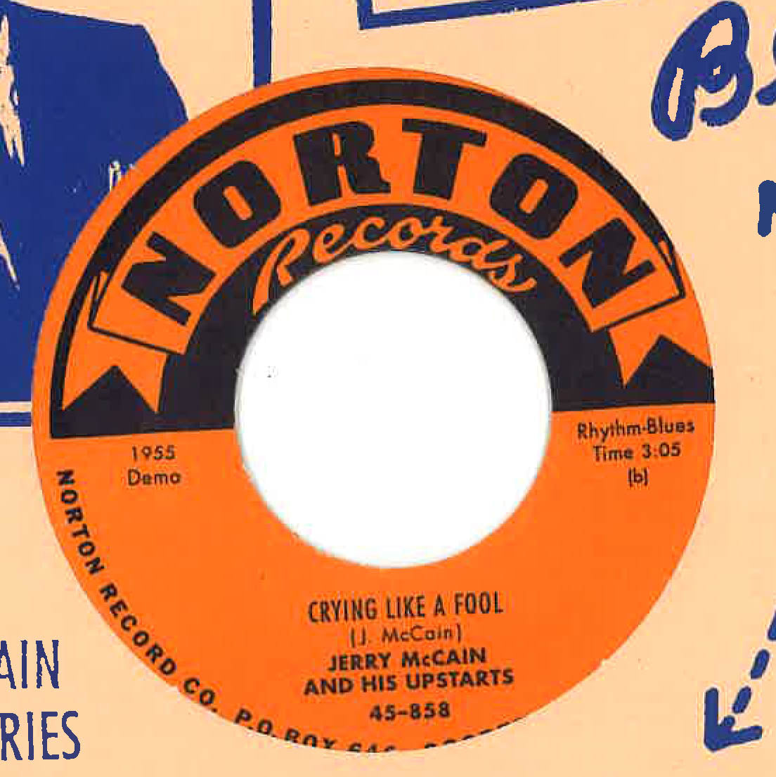 JERRY McCAIN ＆ HIS UPSTARTS (ジェリー（ブギー）マケイン)  - My Next Door Neighbor / Crying Like A Fool (US 限定 7" /New)