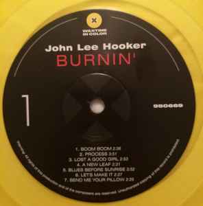 JOHN LEE HOOKER (ジョン・リー・フッカー)  - Burnin’ (EU 限定ボーナス追加13曲入り再発180g「イエローVINYL」LP/New) ’61年ヴィージェイ社期名作！