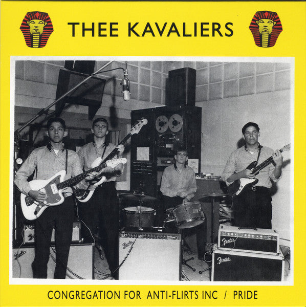 KAVALIERS, THEE (ジー・キャバリアーズ)  - Congregation For Anti-Flirts Inc / Pride (UK 500枚限定再発ジャケ付き7インチ+インサート, ポストカード/New) 米テキサスのマイナー・ガレージ'67年ファズ＆オルガン入りアップテンポ疾走ガレージ！