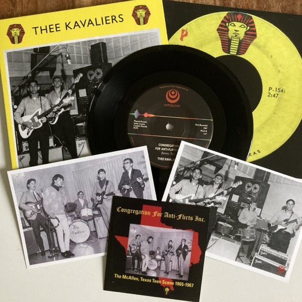 KAVALIERS, THEE (ジー・キャバリアーズ)  - Congregation For Anti-Flirts Inc / Pride (UK 500枚限定再発ジャケ付き7インチ+インサート, ポストカード/New) 米テキサスのマイナー・ガレージ'67年ファズ＆オルガン入りアップテンポ疾走ガレージ！