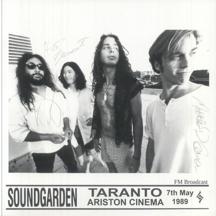 SOUNDGARDEN (サウンドガーデン)  - Taranto Ariston Cinema 7th May 1989 FM Broadcast (EU 300枚限定リリース LP/NEW) イタリア録音ライブアルバム