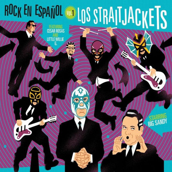 LOS STRAITJACKETS (ロス・ストレイトジャケッツ)  - Rock en Español, Vol. 1 (US 限定1000枚再発「パープル VINYL」LP /New  ) '07年スペイン語カヴァコラボ