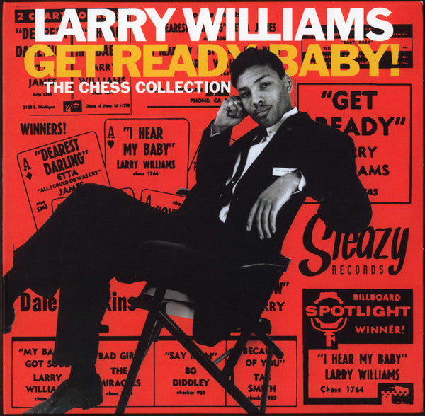 LARRY WILLIAMS (ラリー・ウイリアムス)  - Get Ready Baby! - The Chess Collection (スペイン限定10インチ LP/ New) '59〜'61年チェス社シングルコンピ