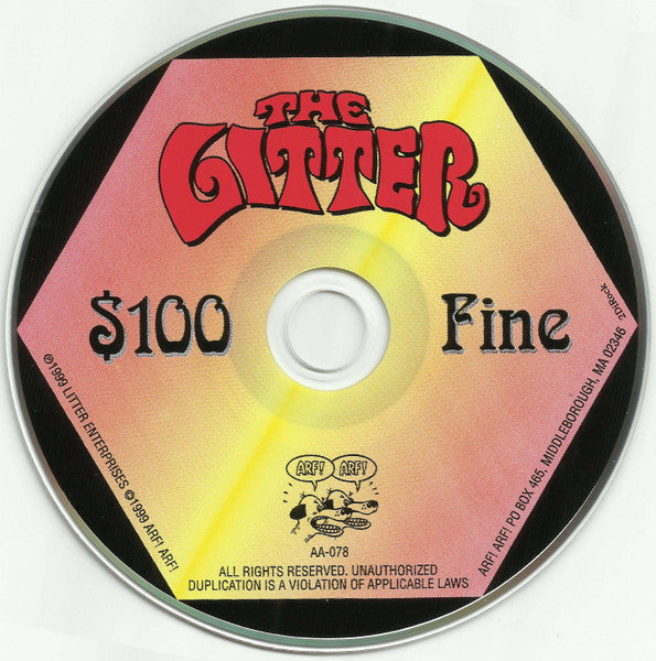 LITTER (リッター)  - $100 Fine (US 限定ボーナス入り再発 CD/New)'68年2ndアルバム＋デモ！