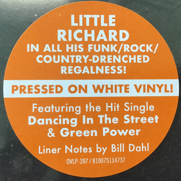 LITTLE RICHARD (リトル・リチャード)  - King Of Rock And Roll (US 限定再発「ホワイト VINYL」LP/New) '71年39歳時発表のリプリーズ社移籍２作目