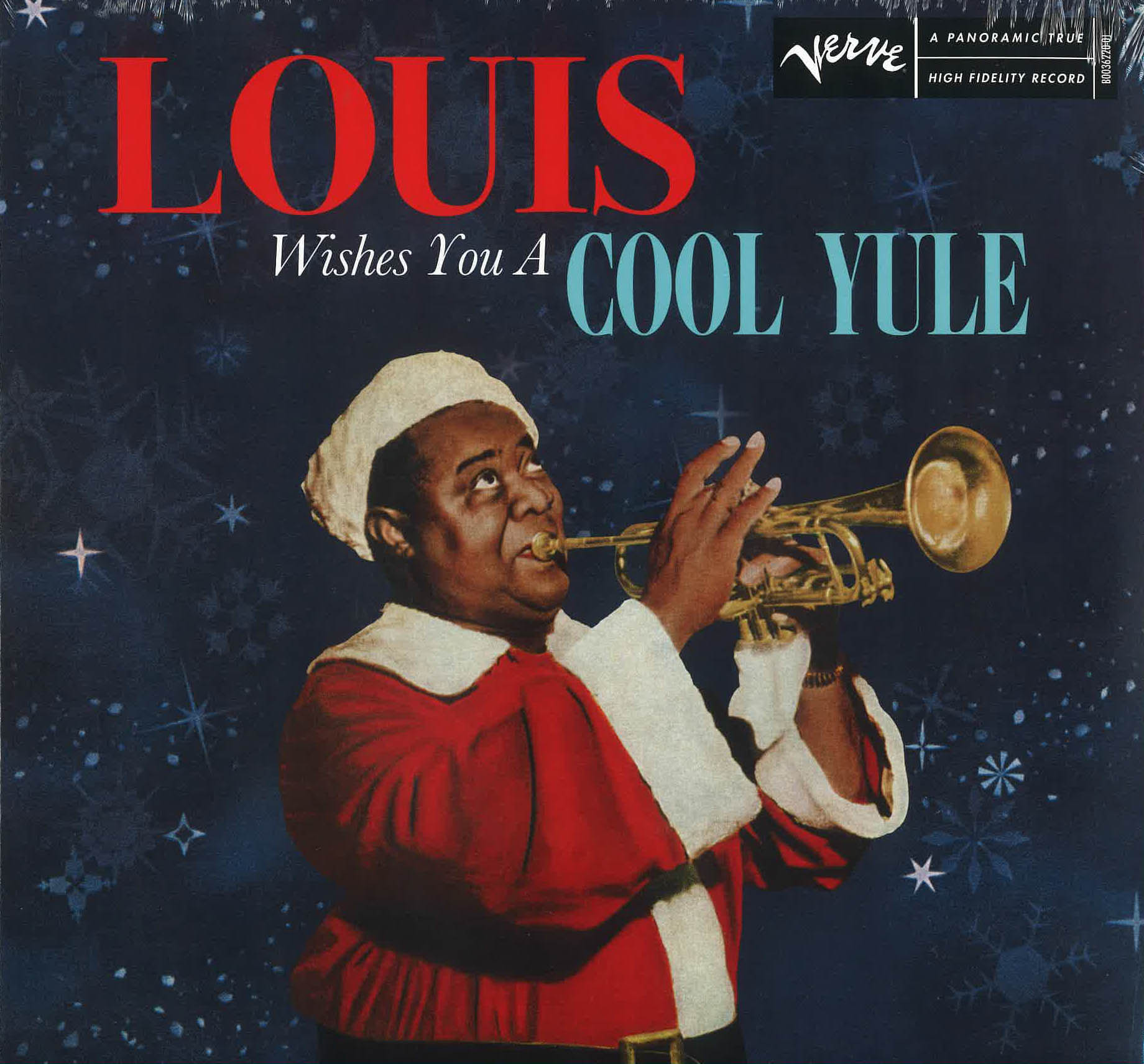 LOUIS ARMSTRONG (ルイ・アームストロング)  - Louis Wishes You A Cool Yule (EU 正規限定再発「黒盤」LP/New) Xマスソング・コンピ