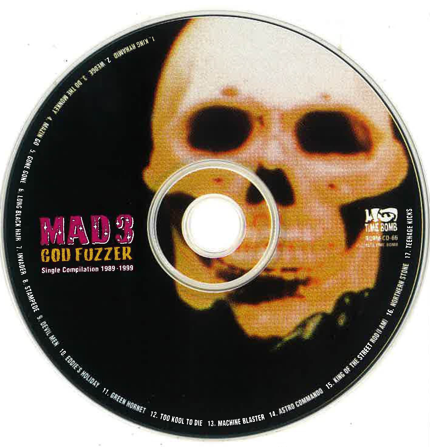 MAD 3 (マッド・スリー) - God Fuzzer (Japan タイムボム  限定 CD/New) シングルコンピ17曲
