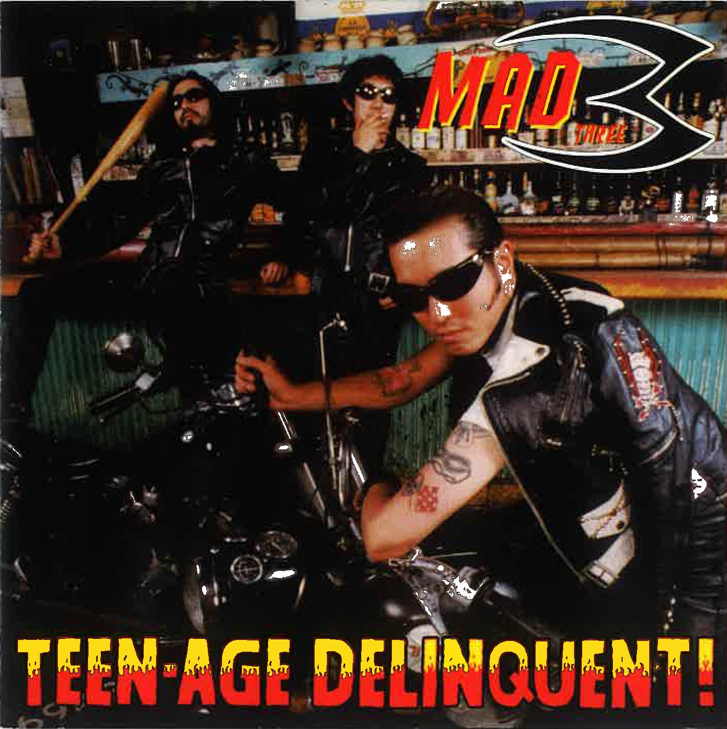 MAD 3 (マッド・スリー) - Teen-Age Delinquent (Japan タイムボム  限定CD /New) '98年フル・セカンド・アルバム。