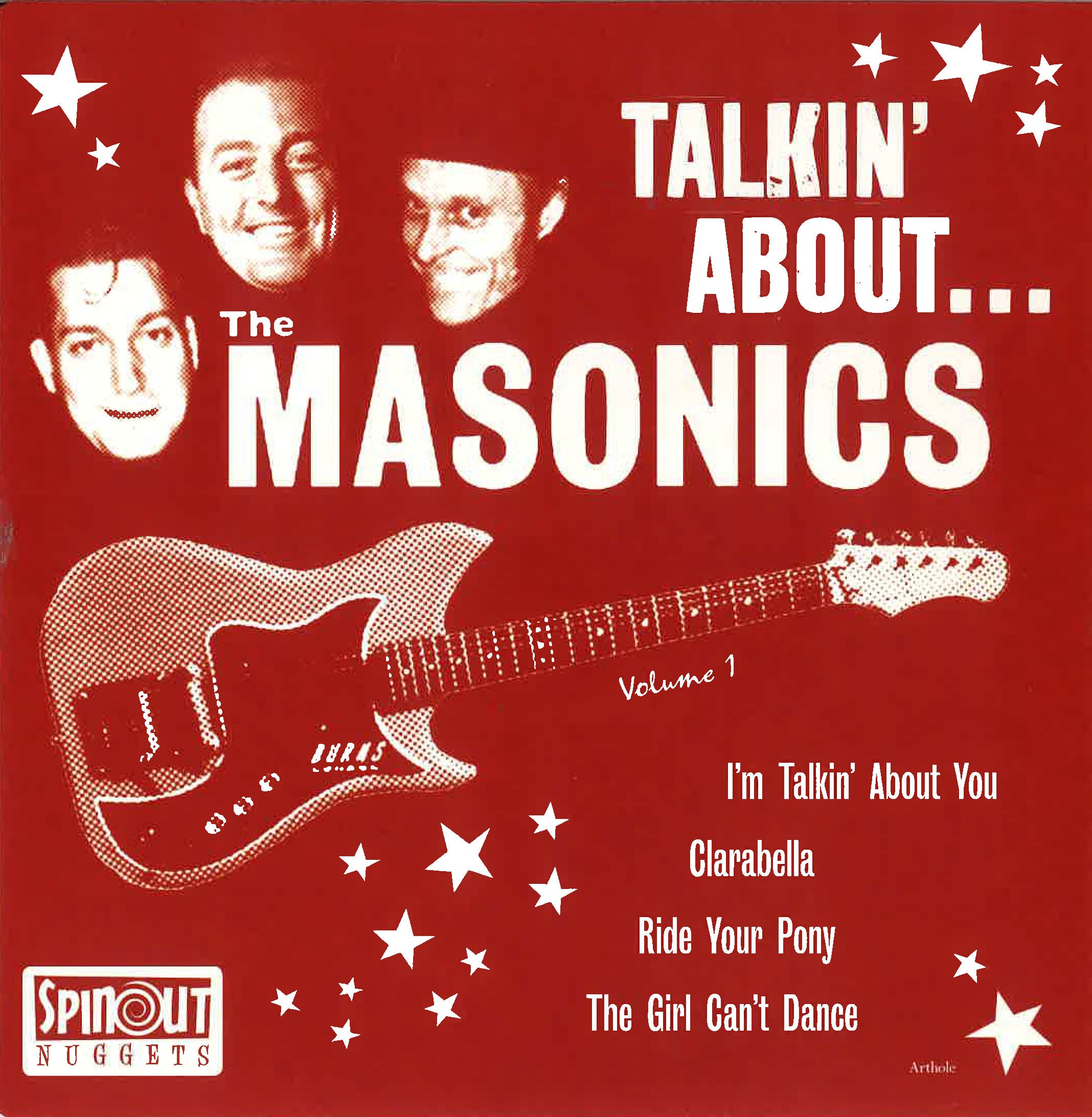 MASONICS, THE  (マーソニックス= 元ミルクシェイクス他、英ガレージレジェンド )  - Talkin' About... The Masonics Volume 1 (UK 500枚限定ナンバリング入り4曲入り7インチEP/New)