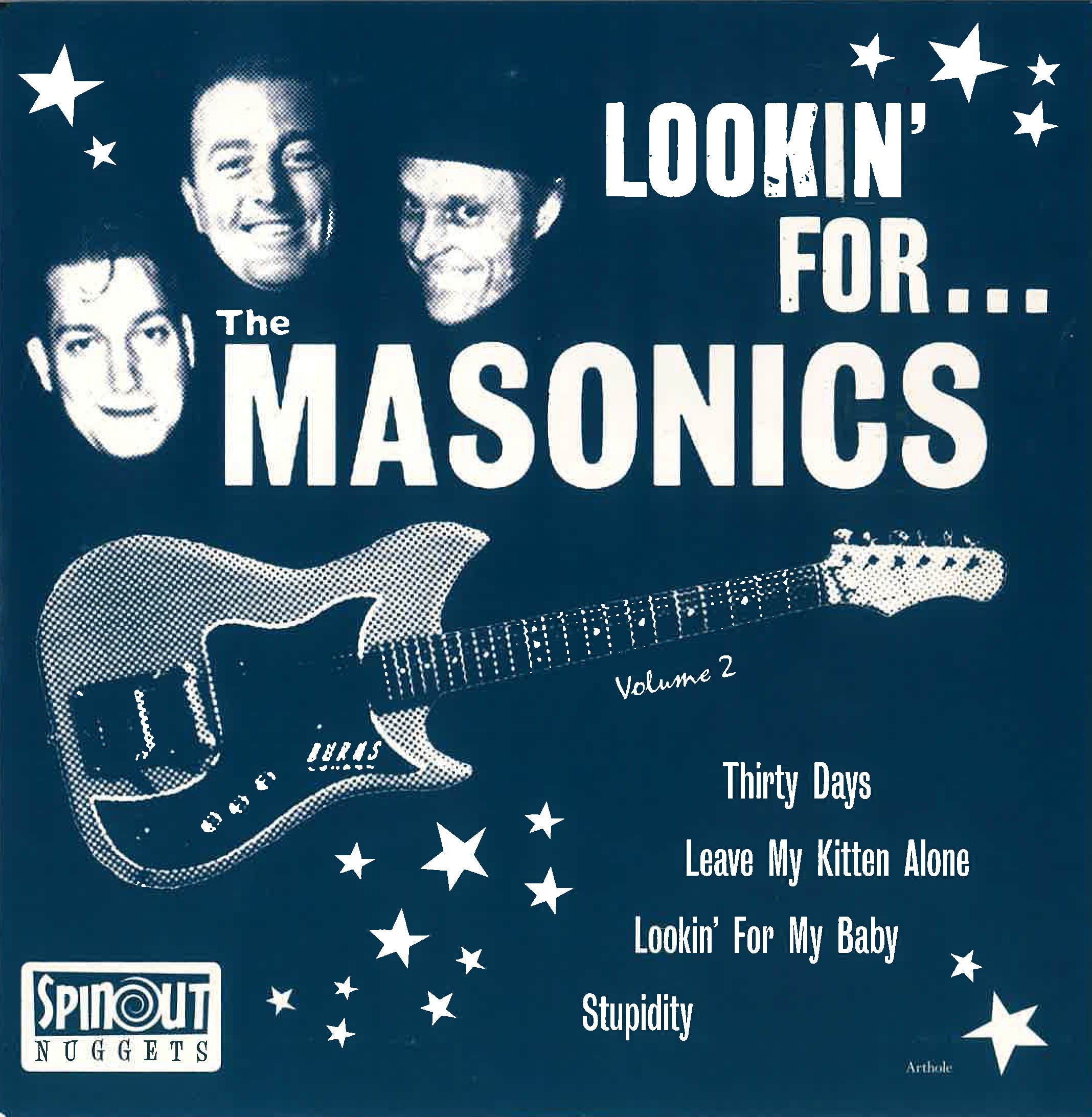 MASONICS, THE  (マーソニックス= 元ミルクシェイクス他、英ガレージレジェンド )  - Lookin' For... The Masonics Volume 2 (UK 500枚限定ナンバリング入り4曲入り7インチEP/New)
