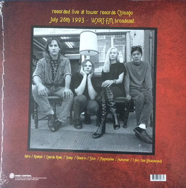 SMASHING PUMPKINS (スマッシング・パンプキンズ)  - Mayonaise Dream - Broadcast From Tower Records, July 1993 (EU 500枚限定リリース LP/NEW) アコースティック・ライブアルバム