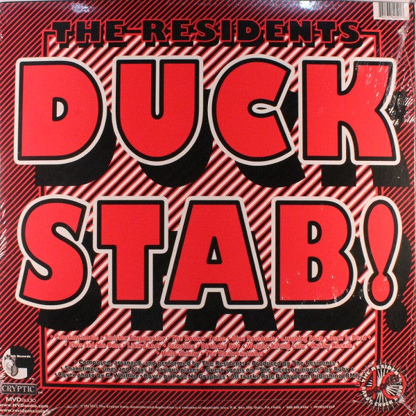 RESIDENTS, THE (レジデンツ)  - Duck Stab (US 正規限定再発 LP/NEW) '78年アルバム