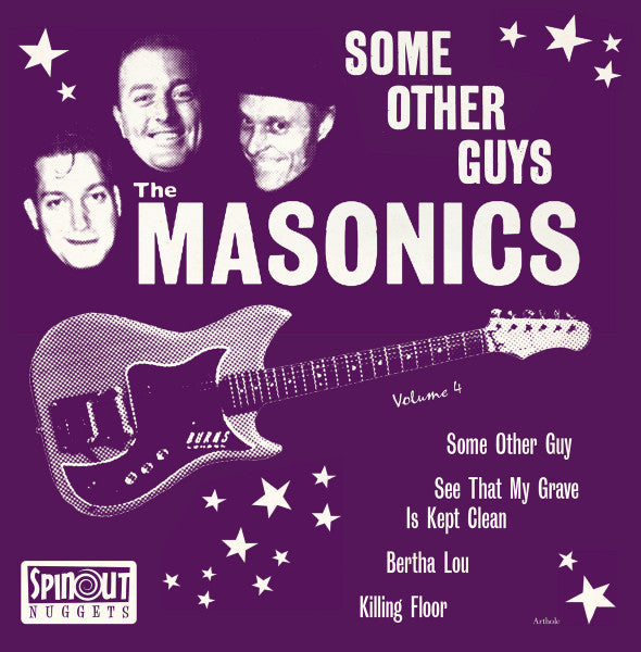 MASONICS, THE  (マーソニックス = 元ミルクシェイクス他、英ガレージレジェンド)  - Some Other Guys Volume 4 (UK 500枚限定4曲入り7インチEP/New) 連作カヴァEP'25年第4弾
