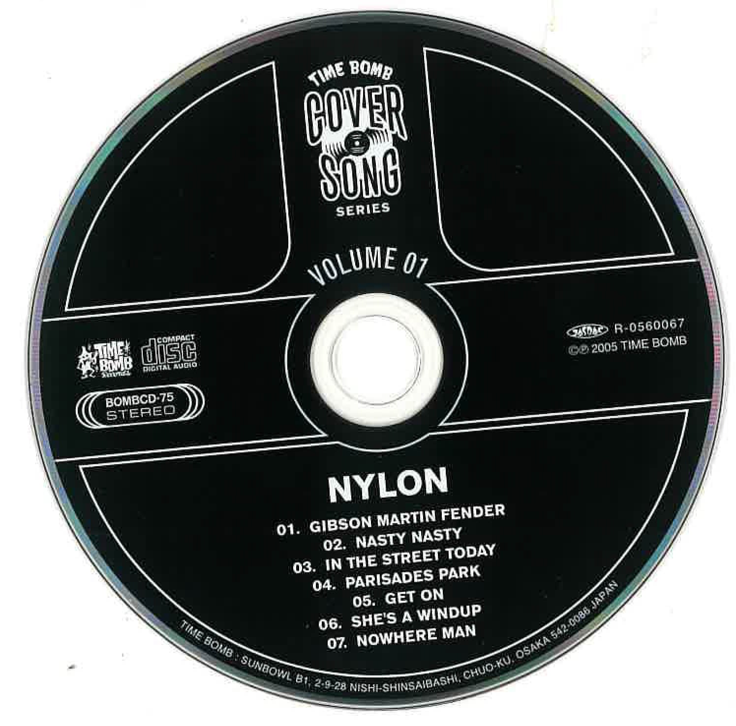 NYLON (ナイロン) - Cover Song Series Vol.1 (Japan タイムボム  限定 7曲入りCDミニ・アルバム/New) ルーツPUB、パンク名曲カヴァ！