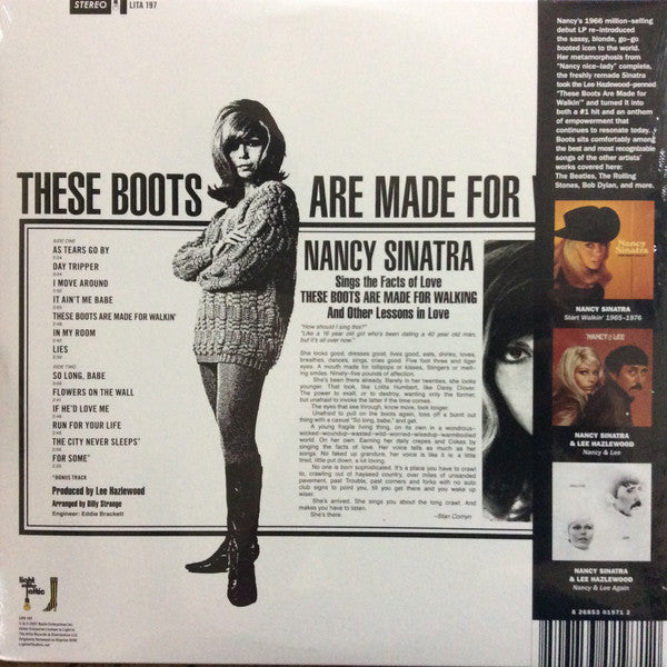 NANCY SINATRA (ナンシー・シナトラ)  - Boots (US 限定復刻リマスター再発「黒盤」LP+帯、本-見開きジャケ/New) '66年デビューアルバム！