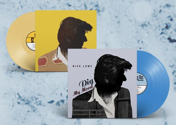 NICK LOWE (ニック・ロウ)  - Dig My Mood (US 発売25周年限定1500枚再発「ブルーVINYL」LP+「イエローVINYL」10"/ New) '98年49歳時の名作アルバム！