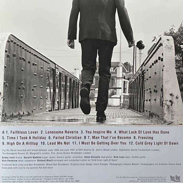 NICK LOWE (ニック・ロウ)  - Dig My Mood (US 発売25周年限定1500枚再発「ブルーVINYL」LP+「イエローVINYL」10"/ New) '98年49歳時の名作アルバム！