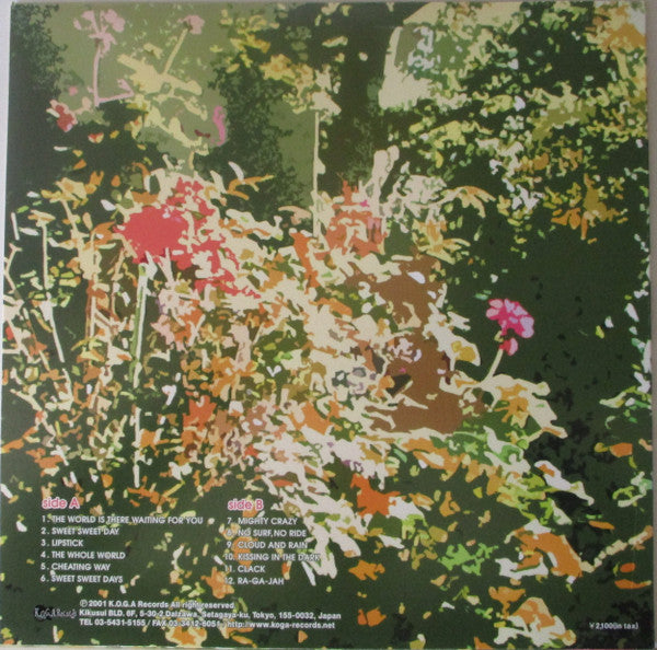 PLAYMATES, THE  (ザ・プレイメイツ)  - Sweetly (日本 限定「グリーン盤」 LP/New) '01年サードアルバム 再入荷中！