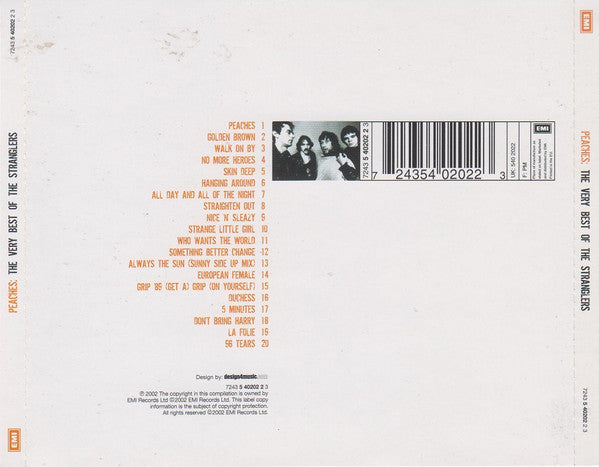 STRANGLERS, THE (ザ ・ストラングラーズ)  - Peaches: The Very Best Of The Stranglers (EU 限定プレス CD/ New)