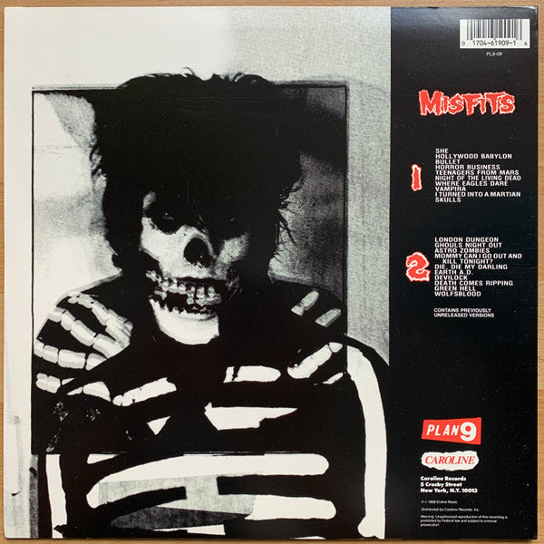 MISFITS (ミスフィッツ) - Collection 1 (EU 限定リプロ再発マルーンヴァイナル LP/ New)