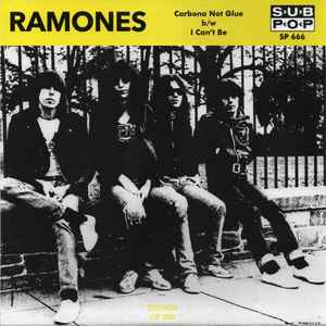 RAMONES (ラモーンズ)  - Carbona Not Glue / I Can't Be (US 500枚限定再発「オレンジヴァイナル」7"/New) '77年の発禁トラック！