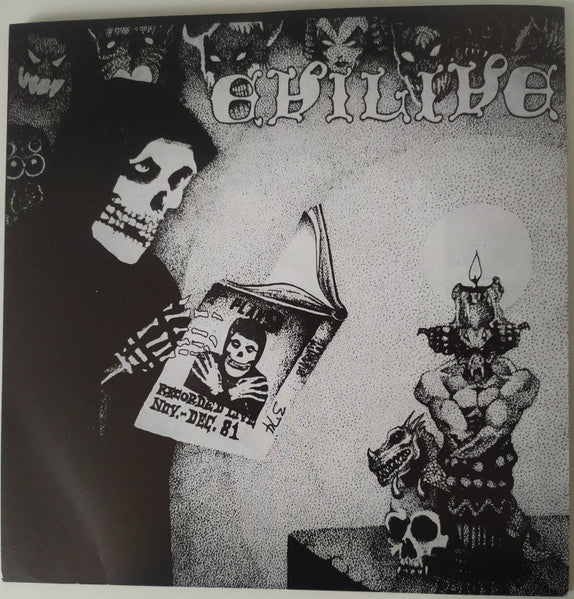 MISFITS (ミスフィッツ)  - Evilive (EU 限定リプロ再発「ホワイトヴァイナル」7"/ New) '81年のN.Y.リッツとS.F.ブロードウェイでのライブ！