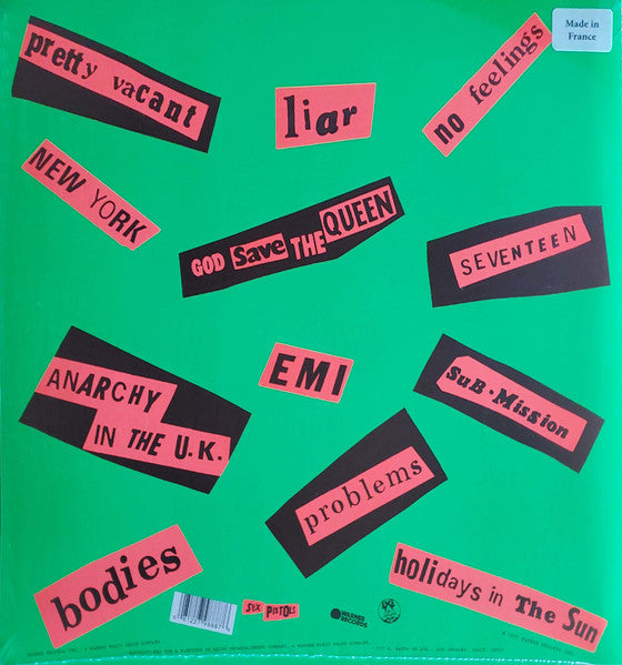 SEX PISTOLS (セックス・ピストルズ)  - Never Mind The Bollocks  (US '25年正規再発「限定ウルトラクリアヴァイナル」LP/New) 青/白インナー付き！