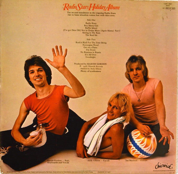 RADIO STARS (レディオ・スターズ )  - Holiday Album (UK オリジナル LP+インナー/両面コーティングジャケ) '78年セカンド！