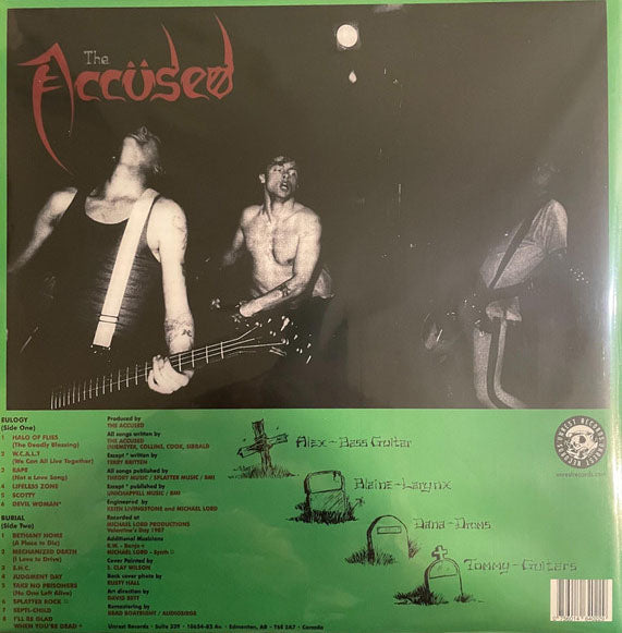 ACCUSED, THE (ジ・アキューズド)  - More Fun Than An Open Casket Funeral (Canada 800枚限定再発「ブラックヴァイナル」 LP/ New)