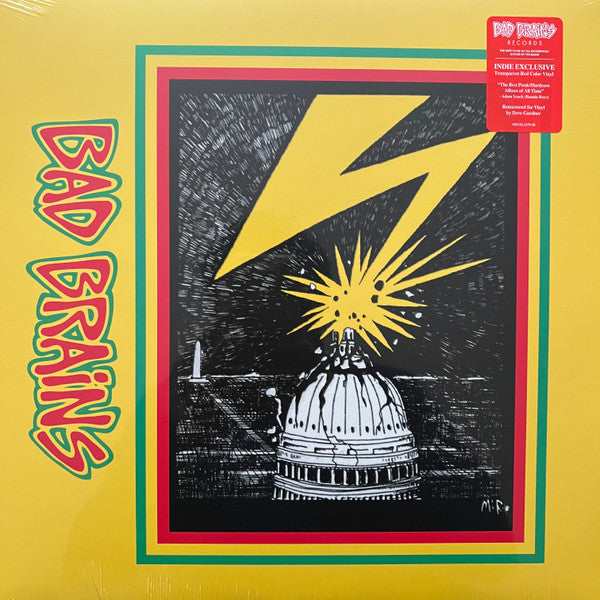 BAD BRAINS (バッド・ブレインズ) - S.T. [1st] (US 正規再発「限定レッドヴァイナル」 LP / New) カセットアルバムのLP化！