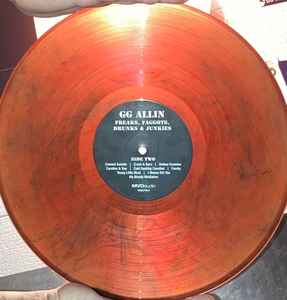 GG ALLIN (GGアリン) - Freaks, Faggots, Drunks & Junkies (US 正規再発「限定カラーヴァイナル」 LP / New) '22年「Shit Mix」バージョン！