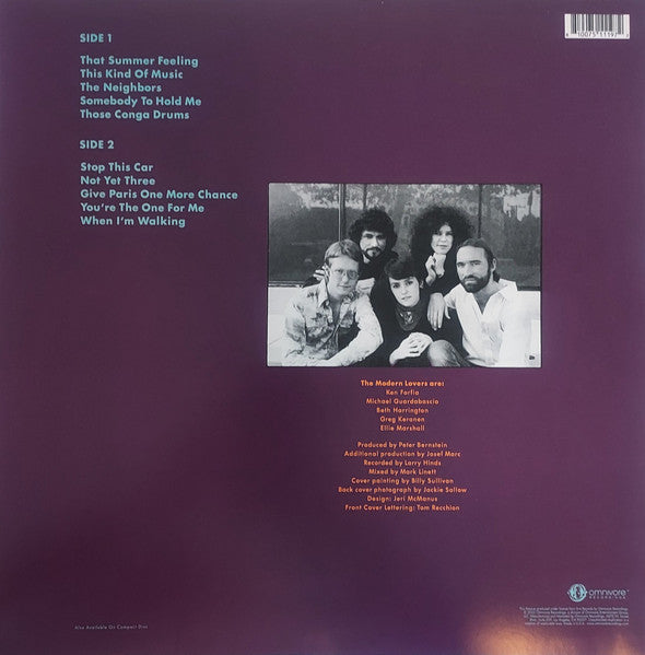 JONATHAN RICHMAN & The Modern Lovers  (ジョナサン・リッチマン & ザ・モダーン・ラヴァーズ)  - Jonathan Sings! (US 「正規」限定プレス再発 LP/ New) '83年名作アルバム !