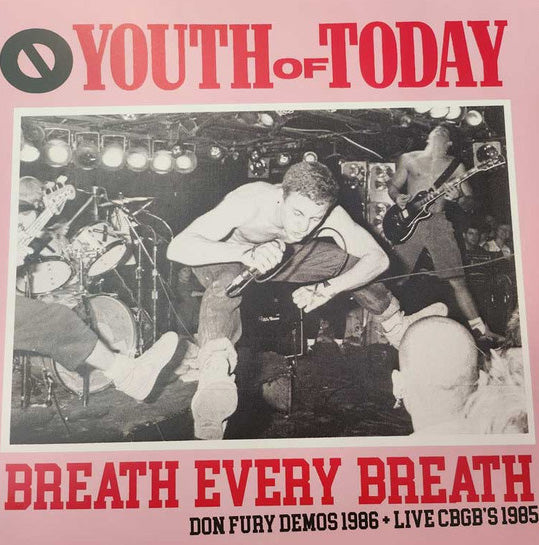 YOUTH OF TODAY (ユース・オブ・トゥデイ)  - Breath Every Breath (Canada 限定プレス LP+ピンクジャケ/ New) レアトラック・コンピレーション !
