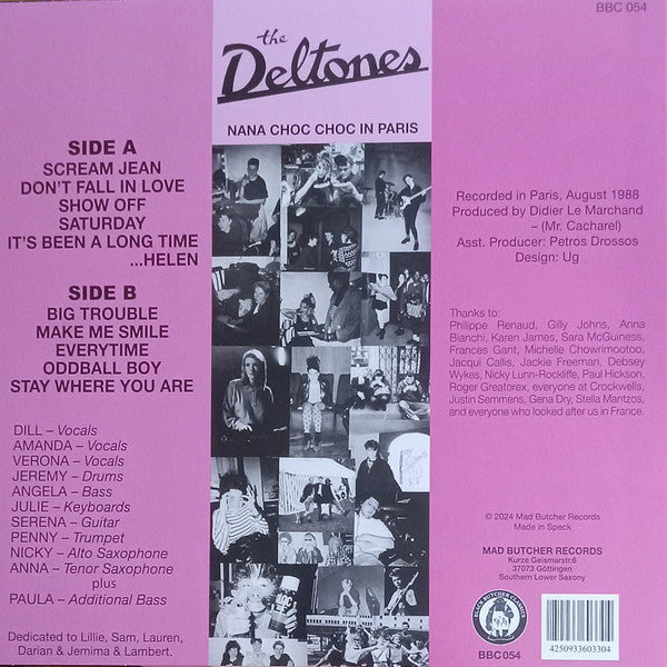 DELTONES, THE (ザ ・デルトーンズ)  - Nana Choc Choc In Paris (German 「正規」限定再発 LP/ New) '88年の唯一アルバム！