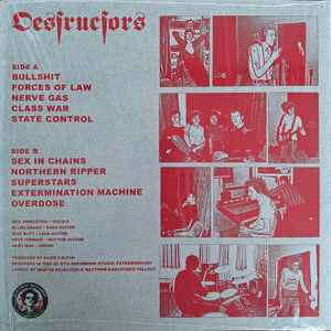 DESTRUCTORS (デストラクターズ)  - Bullshit - The Lost Pre-Production Recordings 1982 (Czech Republic 限定「赤/白スプラッターヴァイナル」LP/ New) 未発表デモアルバム！