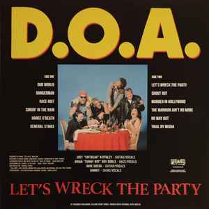 D.O.A. - Let’s Wreck The Party (Poland 「正規」限定再発 LP/ New) 1985年以来、初のLP再発！