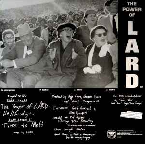LARD (ラード)  - Power Of Lard EP (US「正規」限定プレス再発 LP/ New) ジェロ・ビアフラ+ミニストリー !