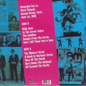 JAM, THE (ザ・ジャム)  - Paris Moderne (EU 300枚限定「ピンクヴァイナル」LP/ New) '78年6月1日パリシアターでのライブ !