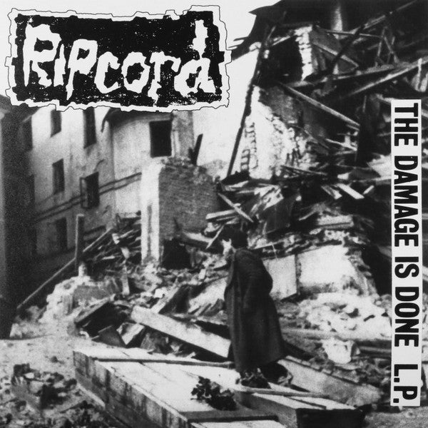 RIPCORD (リップコード)  - The Damage Is Done L.P. (UK正規再発「限定ブラックヴァイナル」LP/New) 16頁ブックレット付き。