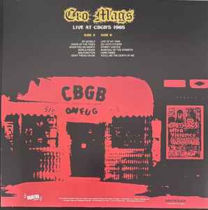 CRO-MAGS (クロ・マグス)  - Live At CBGB's 1985 (Italy 「RSD 2026」正規再発「300枚限定スプラッターヴァイナル」 LP/ New)