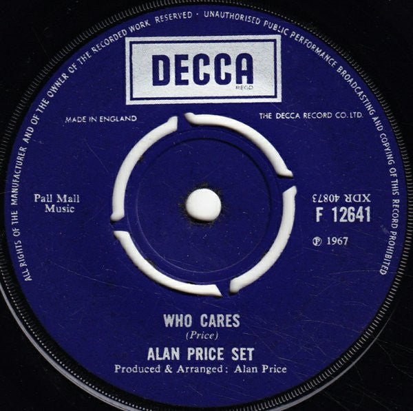 ALAN PRICE SET (アラン・プライス・セット)- The House That Jack Built / Who Cares (UK オリジナル 7")