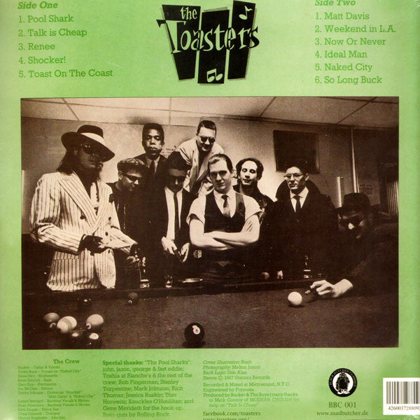 TOASTERS (トースターズ)  - Pool Shark (German「正規」限定プレス再発 LP/ New) ファーストの英国バージョン！