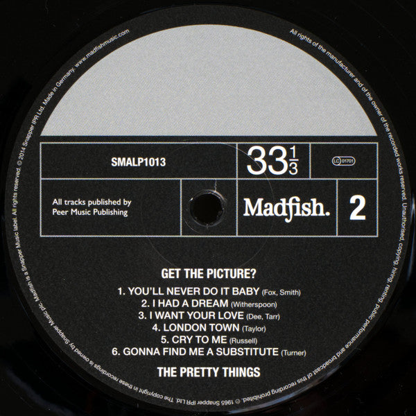 PRETTY THINGS (プリティ・シングス)  - Get The Picture？ (UK-EU 限定復刻再発180g モノラル LP/New)